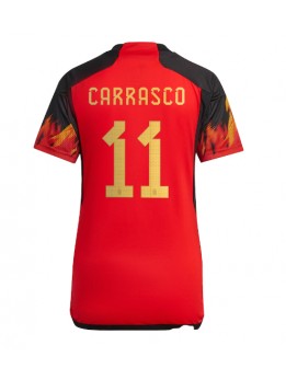 Billige Belgia Yannick Carrasco #11 Hjemmedrakt Dame VM 2022 Kortermet